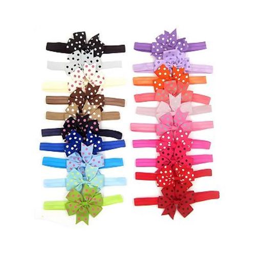 Newborn Baby Girl Headbands 20 Pcs
