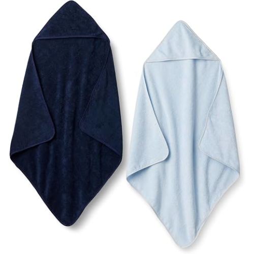 Amazon Essentials x Sofia Grainge Unisex Babies' Hooded Bath Towel