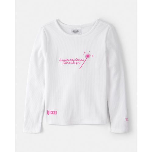 Girls Wicked Glinda Rib Top - White - OshKosh B'gosh | Carter's