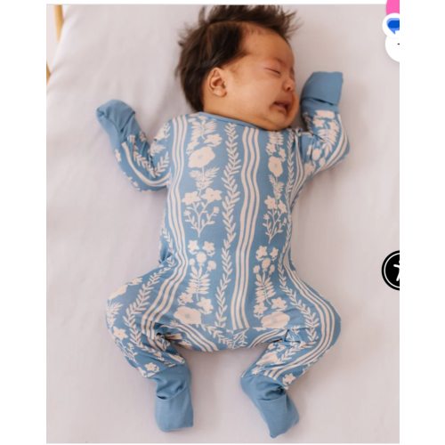 Whimsy Blue Day to Night Romper Luxe Edition | Cotton Bamboo Blend