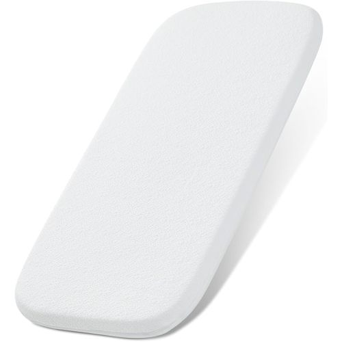 NeoBorn Baby Bassinet Mattress Pad, 32 x 16 x 2 Inch, Dual-Sided Foam