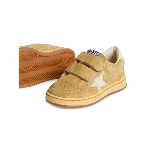Golden Goose Bbay's, Little Kid's & Kid's Ballstar Suede Flocked Star Sneakers | Saks Fifth Avenue