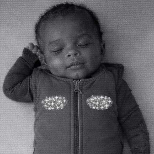 baby monitor visibility patch for sleepwear peace of mind iron on patch for night time checks gentle movement visibility oval shape