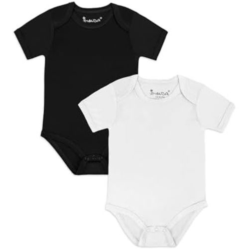 Jimonda Baby Bodysuits Rayon from Bamboo Short Sleeve Baby Boys Girls Rompers Soft Outfits Newborn Clothes