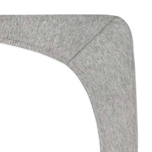 Honest Baby Organic Cotton Fitted Crib Sheet - Heather Gray