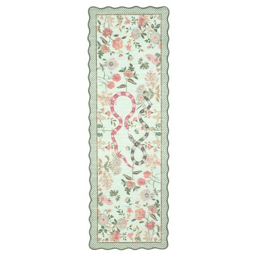 Garvee Scalloped Botanical Rug
