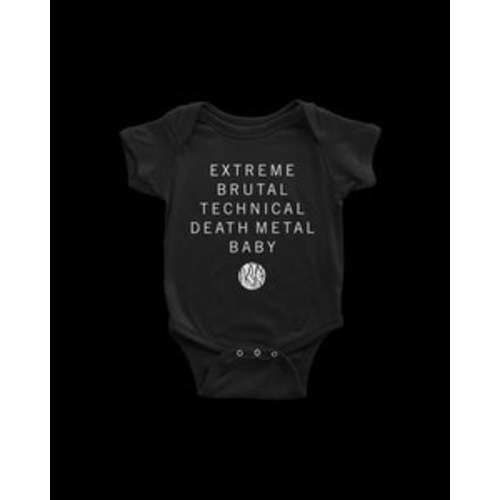 METEOR GEM BABY ONESIE (BLACK)