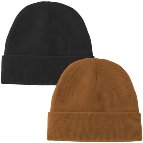 ROYBENS 100% Cotton Baby Beanie Cute Toddler Winter Hat Boys Girls Kids Soft Warm Knit Cuffed Caps Beanies for 0-8 Years