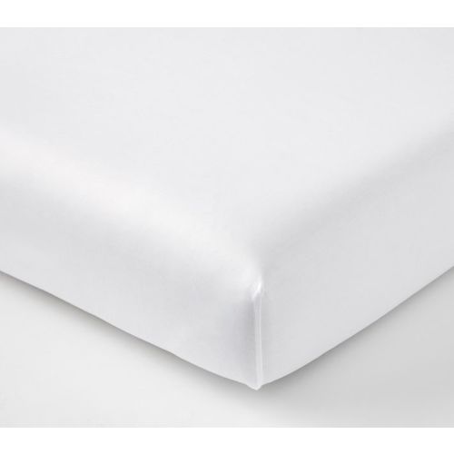 Super Soft Organic Sateen Crib Sheets - Set of 2 (White)