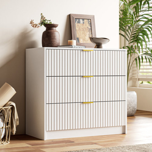 Ebern Designs 3 - Drawer Dresser, 31.5" W & Reviews | Wayfair