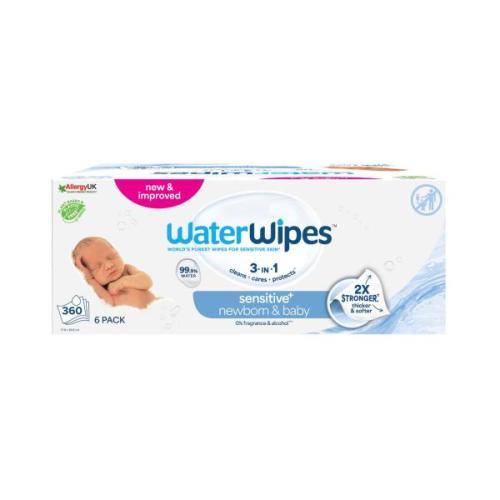 WaterWipes Baby & Newborn Sensitive Wipes | 360 Pack