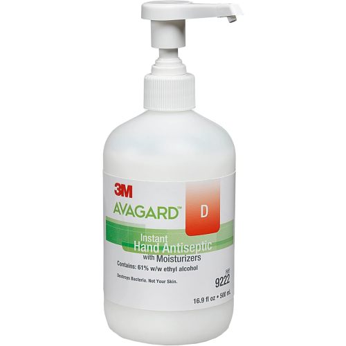Avagard D 3M Healthcare Sanitizer Hand Gel with Moisturizer, 16.9 Fluid Ounce, White (9222)