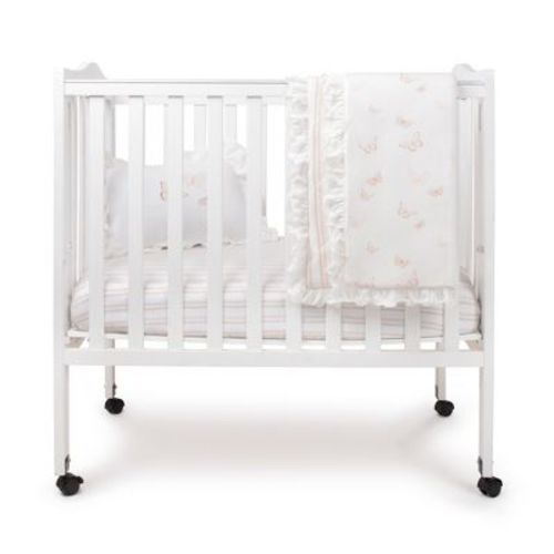 Ely's & Co. - Butterfly/Dragonfly & Stripe Crib Bedding Set