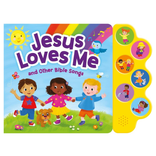 Jesus Loves Me & Other Bible Songs - Christian Sound Book for Toddlers | Interactive Board Book w/ 6 Songs & Lyrics | Faith-Based Learning