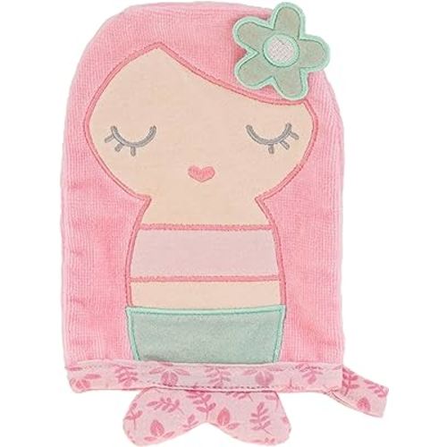 Stephen Joseph, Kids Bath Mitts, Mermaid , 5.5" x 8"