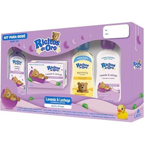 Ricitos de Oro Mini Lavender Goldocks Kit, Colour, 4 Count, Pack of/Pack of, Ad-white-0282