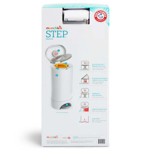 STEP™ Diaper Pail | #1In Odor Control | Munchkin