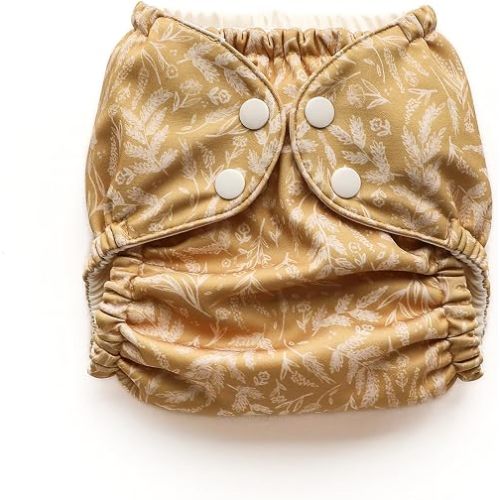 Esembly Cloth Diaper Cover, Golden Wheat, Size 2 (18-35lbs)