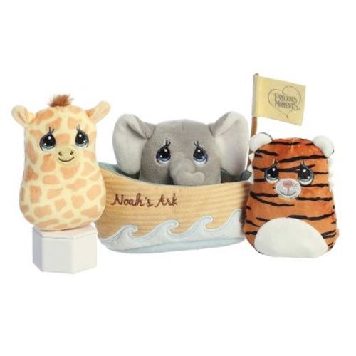 Aurora Small Noah's Ark Playset Precious Moments Inspirational Stuffed Animal Multicolor 6"