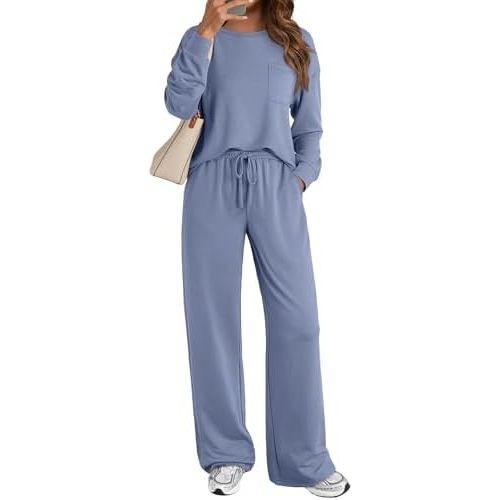 AUTOMET Womens Sweatsuits 2 Piece Lounge Matching Outfits Sweat Sets Tracksuit Travel Sweatshirts Fall Fashion Clothes 2026