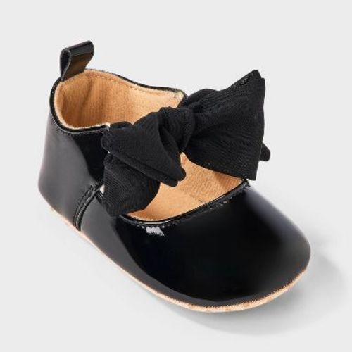 Baby Girls' Mary Jane Shoes - Cat & Jack™ Black 0-3M