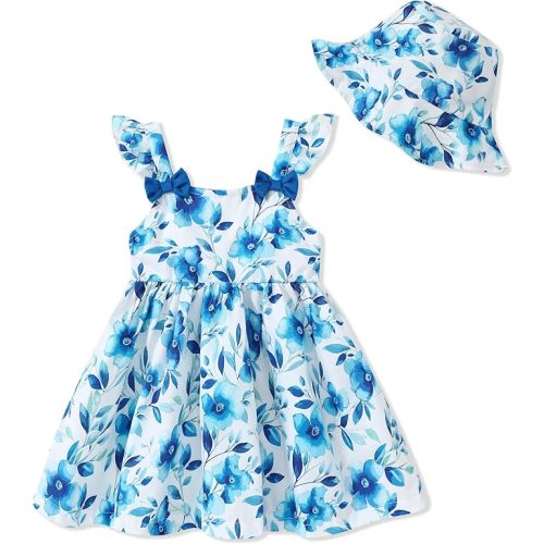 Baby Girl Dress Newborn Girls Summer Boho Dresses Infant Sleeveless Flower Sundress Todddler Baby Clothes