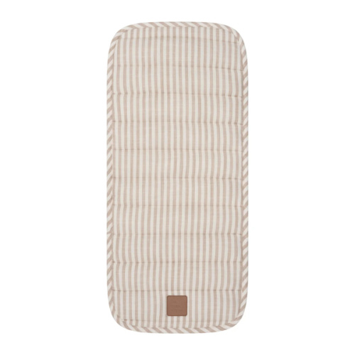 Natural Stripe Universal Linen Bassinet Liner
