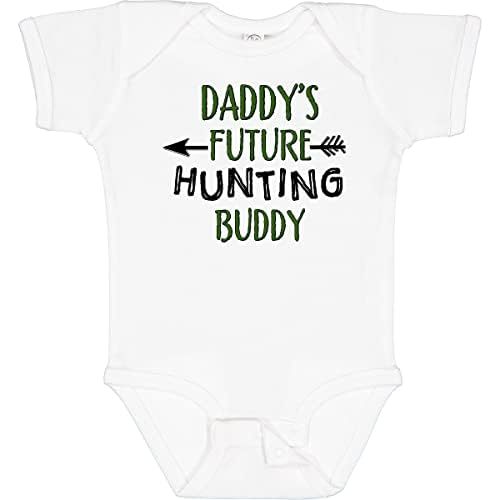 inktastic Daddys Future Hunting Buddy Baby Bodysuit