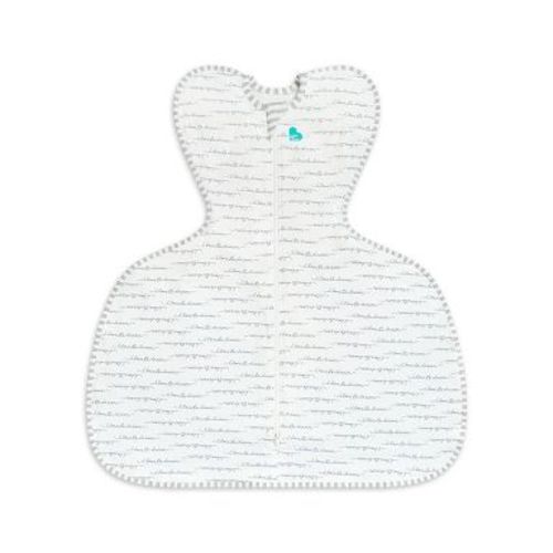 Love to Dream Swaddle Up Hip Harness Sleep Sack - Cotton 1.0 TOG - Dreamer White - S
