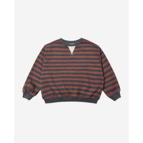 Oversized Crew Mulberry Stripe – Rylee + Cru