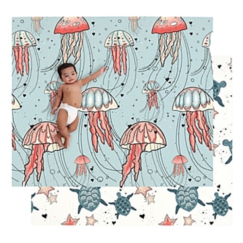 Jumpoff Jo Foam Padded Play Mat, For Babies Tummy Time, Seaside Design Foldable And Waterproof, Large, 70" X 59"Jumpoff Jo Foam Padded Play Mat, For Babies Tummy Time, Seaside Design Foldable And Waterproof, Large, 70" X 59"Change Options
