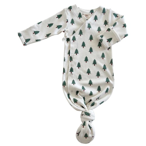 Trees / Organic Kimono Knot Gown – Shop Little Cousins
