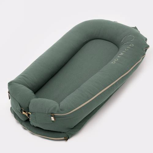Organic Linen Dock Deluxe+ Cover • Breathable, Soft, with Embroidery