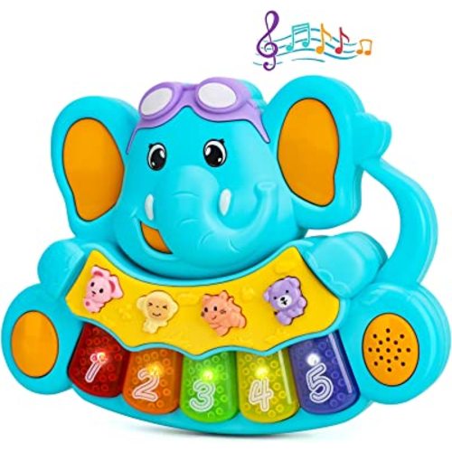 STEAM Life Baby Piano Toys 6 to 12 Months, Musical Toys for Baby 0 6 9 12 18 Months, Early Learning Educational Piano Keyboard Infant Toys for 1 Year Old Boys Girls Birthday Xmas Gifts