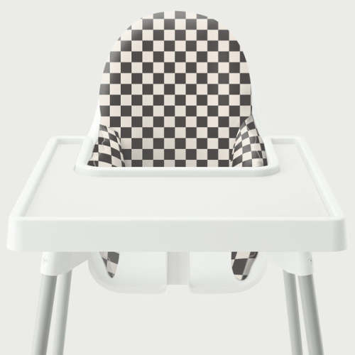 Highchair Cushion Cover - Classic Check – Yeah Baby Goods