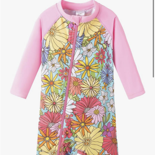 Baby Girl Swimsuit Infant Rash Guard Swimwear UPF 50+ Sun Protection Bathing Suit