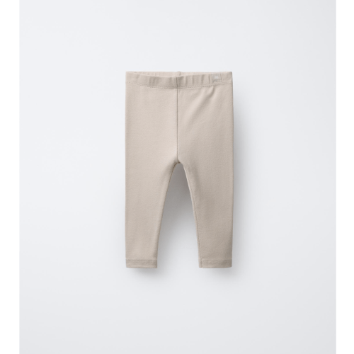 BASIC LABEL LEGGINGS - Beige | ZARA United States