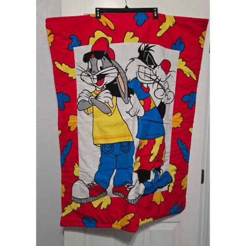 Vintage Looney Tunes Sylvester the Cat Comforter Reversible Multi Color Bedding