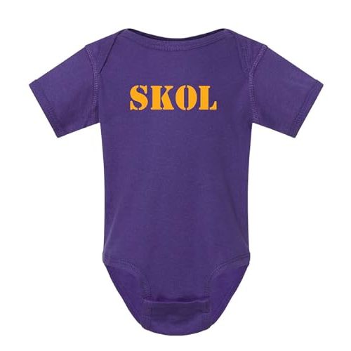 Campus Originals Vikings Fan Baby Bodysuit - Purple