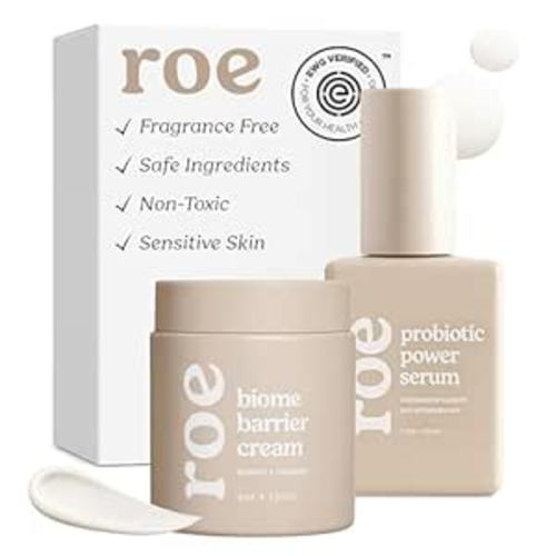 Roe Wellness Baby Cream & Baby Serum Power Pair Biome Barrier | For All Skin & Ages | Hydrating Body, Face, Dry Irritated Skin Toddlers, Newborns Skincare (Power Pair)
