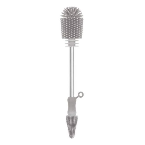 Haakaa Double-Ended Silicone Brush 1 PK Suva Grey