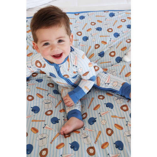 Ballpark Bros Double Sided Bamboo Blanket