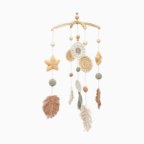 Crane Baby Willow Leaf Ceiling Hanging - Multi