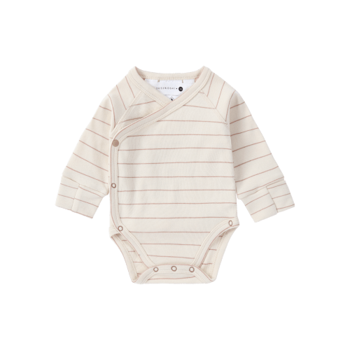 KIMONO BODYSUIT L/S | COCO STRIPES