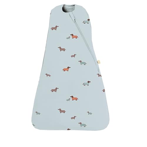 GUNAMUNA Swaddle Sleep Sack for Babies Infants and Toddlers, Easy Diaper Changes, 1.0 TOG