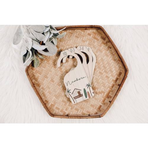 Closet Dividers Baby, Surfs Up, Baby Wood Closet Dividers, Clothes Organizer, Wood Clothes Divider, Baby Wardrobe Dividers, New Mom