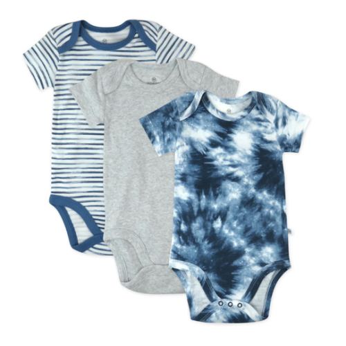 3-Pack Organic Cotton Short Sleeve Bodysuits | Honest Baby Clothing