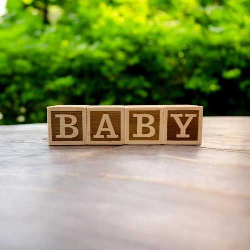 Personalized Wood Name Blocks, 1.5" 1.75" Baby Wooden Blocks, Natural Nursery Decor, Custom Name Blocks, Maternity Photo Props, Newborn Gift