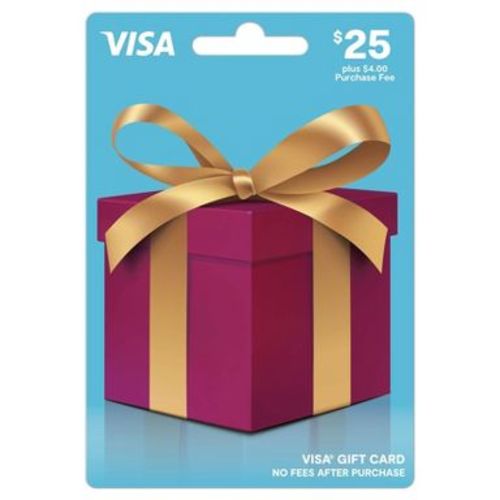 Visa Gift Card - $25 + 4 Fee