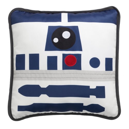 Star Wars Signature R2D2 White/Blue Decorative Throw Pillow
– Lambs & Ivy